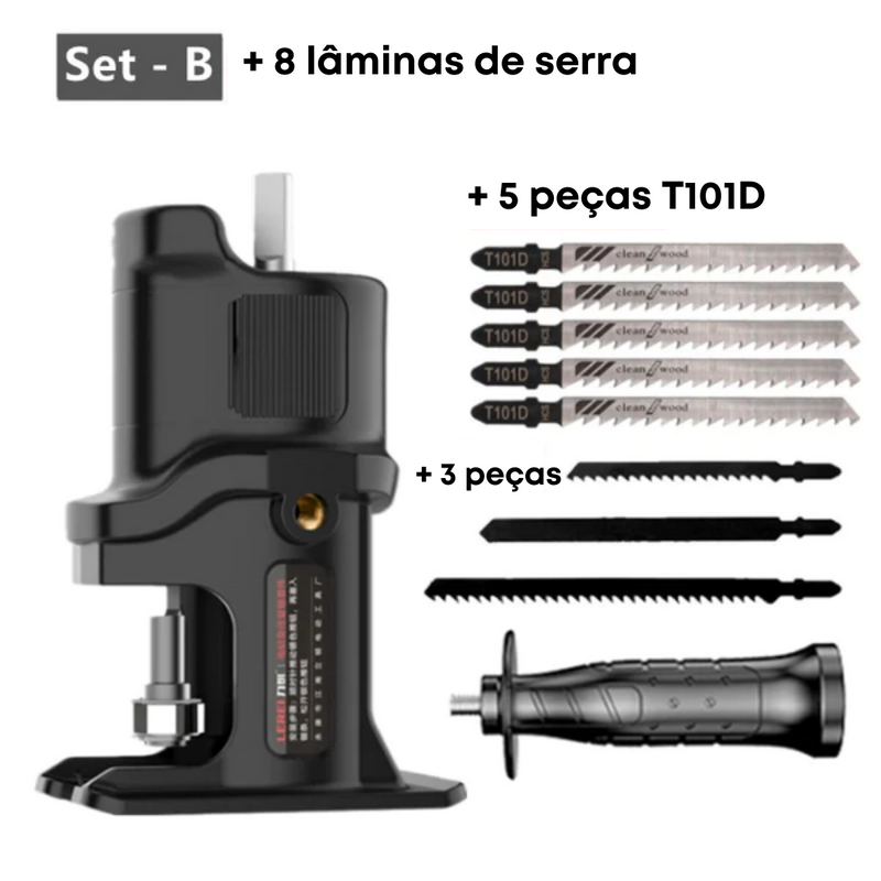 Adaptador de serra alternativo portátil p/ furadeira elétrica