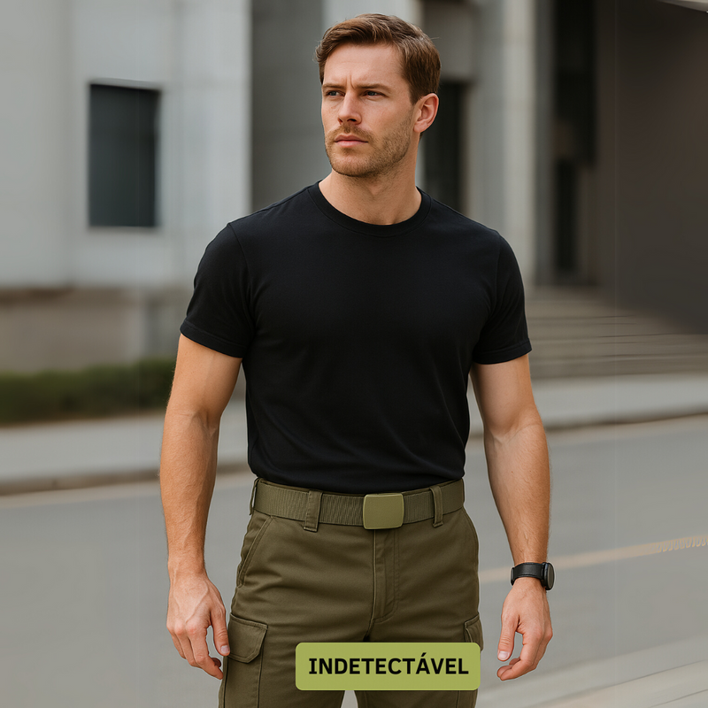 Cinto Militar Veteranos™ Resistente e indetectável - SUPER PROMOÇÃO 50%OFF