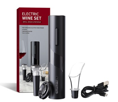 Abridor de vinho Eletrico + 5 brindes Ksa23™ - Ksa23