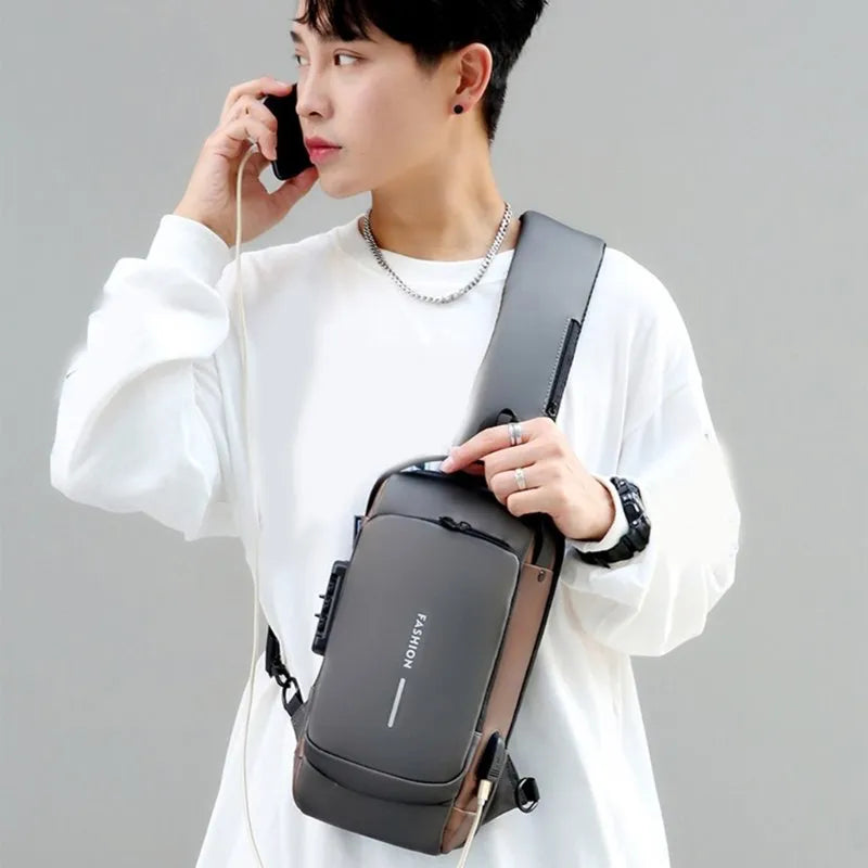 Mochila Transversal Antifurto - Compre 1 e Leve 2 (BLACK FRIDAY)