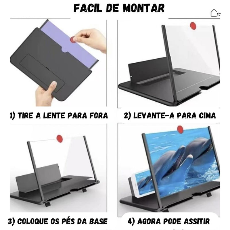 Ampliador de Smartphones 10 polegadas - VisionMax - Ksa23